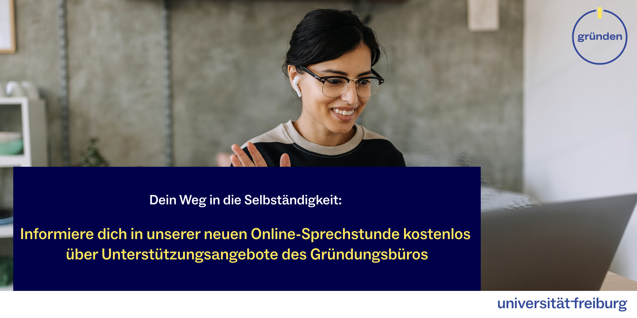 Online-Sprechstunde zu Unterstützungsangeboten des Gründungsbüros
